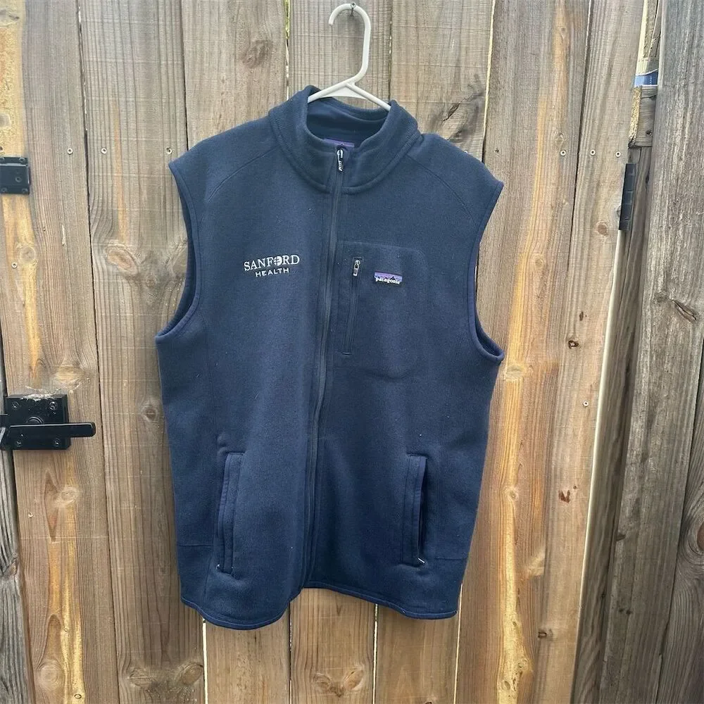 Patagonia Men's Synchilla Fleece Vest XL Blue Outdoor Casual